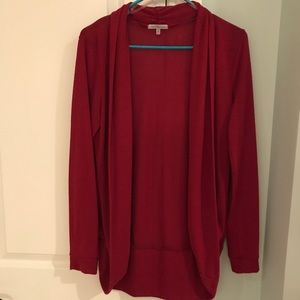 Red charlotte russe cardigan
